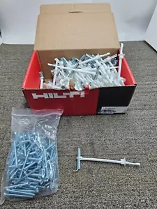 (QTY 100) HILTI Toggle Bolt Drywall Anchor HTB-2-S 1/4" Phillips Screw 2158771 - Picture 1 of 10