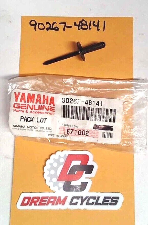 NOS GENUINE YAMAHA Blind Rivet Part Number - 90267-48101-00 VMAX PHAZER ETC - Image 1 of 1