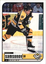 1998-99 (BRUINS) UD Choice Reserve #13 Sergei Samsonov