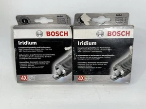 x8 9654 Bosch Iridium Automotive Engine Spark Plugs New - Bild 1 von 3