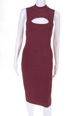 Bailey 44 Womens Bewitched Crew Neck Bodycon Dress Pink Size Medium 11013112 - Image 1 of 4