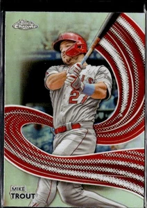 2024 Topps Chrome #S-1 Mike Trout Strokes - Picture 1 of 2