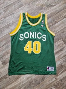 Shawn Kemp Seattle Supersonics Jersey Size Large - Picture 1 of 5