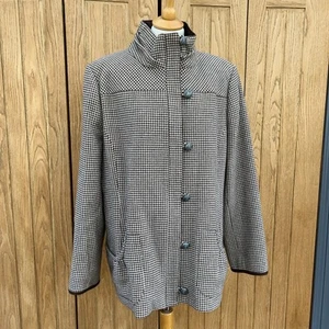 Damen DUBARRY Pure Wool DOGTOOTH CHECK Tweed COUNTRY Jacket UK 18/20 - Bild 1 von 16