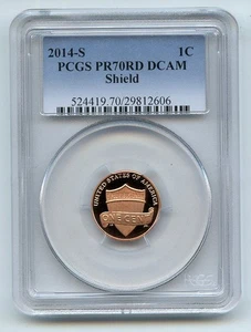 2014 S 1C Lincoln Cent PCGS PR70DCAM - Picture 1 of 1