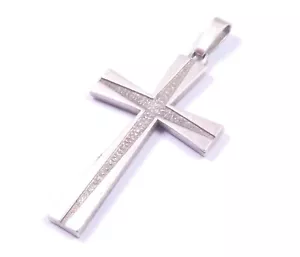 Colgante de cruz de colección 1977 plata esterlina 925 J A mermelada principal sello inglés 3 g - Imagen 1 de 8
