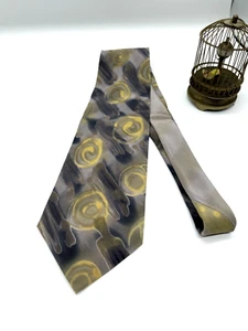 ROBERT DASKAL TRAJE DE DISEÑADOR DE ARTE PINTADO A MANO CORBATA CORBATA DE CALIDAD ENVÍO GRATUITO - Imagen 1 de 4