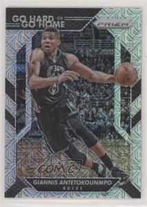 2016-17 Panini Prizm Go Hard or Go Home Mojo Prizm /25 Giannis Antetokounmpo #6