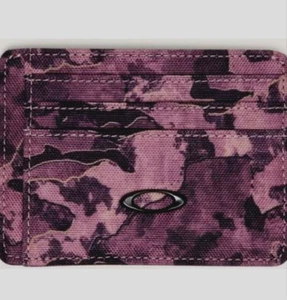 Oakley Men's Ellipse Card Wallet Metal Camo Toadstool Double Sided F0S901503-88W - Picture 1 of 3