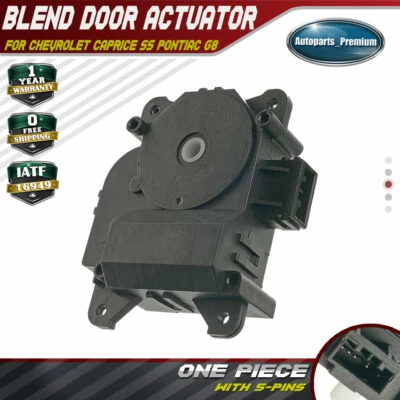HVAC Heater Blend Door Actuator for Chevrolet Caprice 11-17 SS 14-17 Pontiac G8 - Image 1 of 4