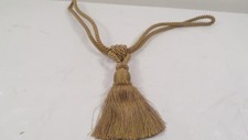 1 Gold Rope Style w/ Tassle Curtain Tieback