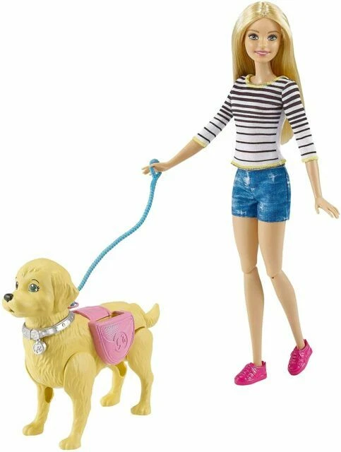 Mattel Barbie Walk and Potty Pup