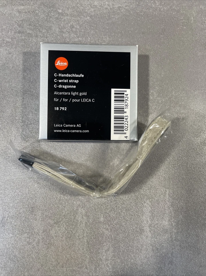 Leica C-Handschlaufe wrist strap light gold für Leica C 18792 - Bild 1 von 1