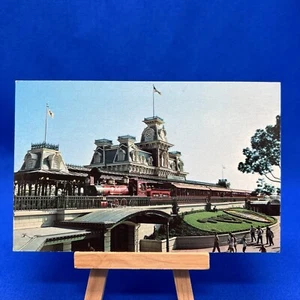 Walt Disney World Vintage Postcard Walt Disney World Steam Railroad ~ Unposted - Picture 1 of 6
