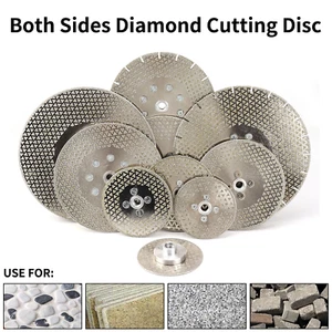 Disco de molienda de corte de diamante galvanizado M14 brida hoja de sierra para baldosas de mármol - Imagen 1 de 22