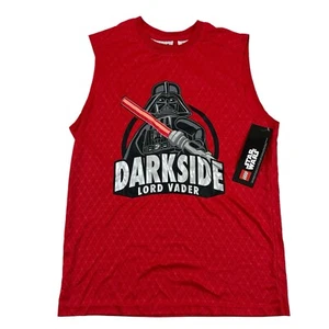 NWT Lego Star Wars Red Darth Vader Darkside Lord Vader Tank Sleeveless XL 14/16 - Picture 1 of 10
