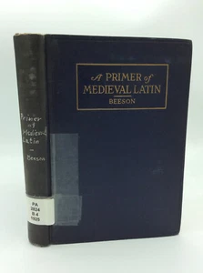 A PRIMER OF MEDIEVAL LATIN by Charles H. Beeson - 1925 - vintage - poetry - Picture 1 of 5