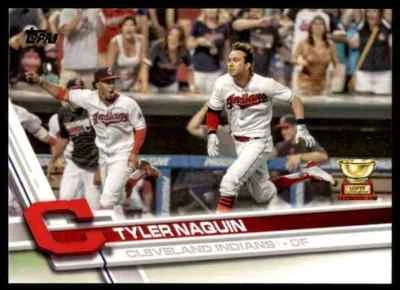 2017 Topps Series 1 Tyler Naquin #203 Cleveland Indians - Image 1 of 2