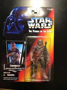 Figura de acción de colección 1995 Star Wars ChewBacca El poder de la fuerza nueva en paquete - Imagen 1 de 2