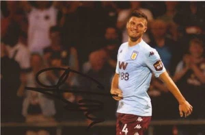 ASTON VILLA: FREDERIC GUILBERT SIGNED 6x4 ACTION PHOTO + COA - Bild 1 von 1
