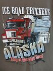 Ice Road Truckers Shirt Mens Sz XL Grey King Gildan Alaska King of the Haul Road