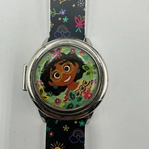 Disney Encanto Girls Digital Watch Hidden Dial Flip Cover Working Floral Band - Picture 1 of 14