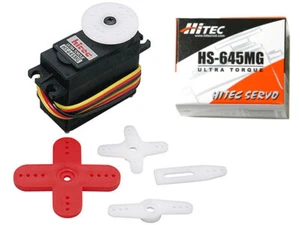 NEW Hitec HS-645MG High Torque 2BB Metal Gear Servo HS645MG/HS645 FREE US SHIP - Picture 1 of 1