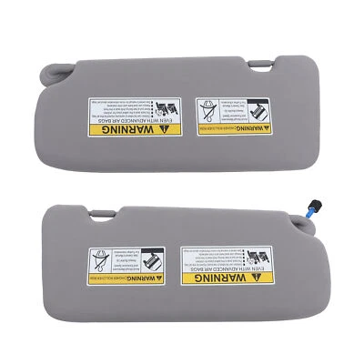 Labwork Left & Right Sun Visor Gray W/Lights Mirror For Honda CR-V 2017-2022 - Image 1 of 4