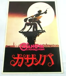 Fellini's Casanova/Il Casanova JAPAN PROGRAM Federico Fellini, Donald Sutherland - Picture 1 of 7