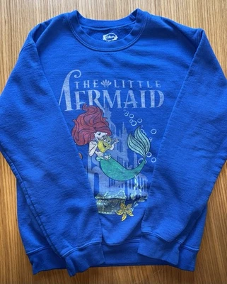 Sudadera Vintage Años 90 Disney Sirenita y Sebastián: Talla Pequeña Foto 1 de 4