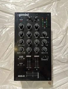 Gemini Sound MXR-01BT 2-Channel Professional DJ Mixer w/ Bluetooth Input - Picture 1 of 4