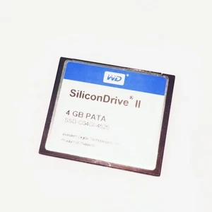 SiliconDrive WD PATA 4GB COMPACT FLASH CF CARD SSD-C04GI-4525 - Picture 1 of 3
