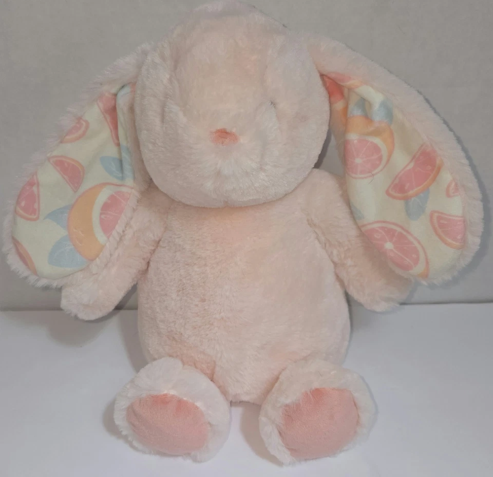 Ebba Peach Bunny Rabbit Peluche Abrazadores Bebé Juguete Suave Lovey Muñeca Aurora 13 Cítricos Foto 1 de 4