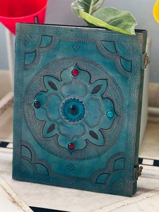 Goat Handmade Prime Leather Journal Seven Stone journal - Picture 1 of 6