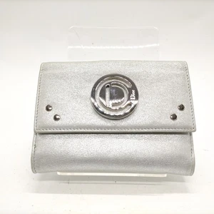 Christian Dior Wallet Silver Leather 4468397 - Imagen 1 de 11