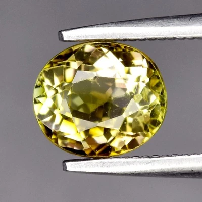 💎 Turmalina verde rosa claro natural ovalada de 1,40 quilates VS - sin calefacción, gema de África Foto 1 de 4