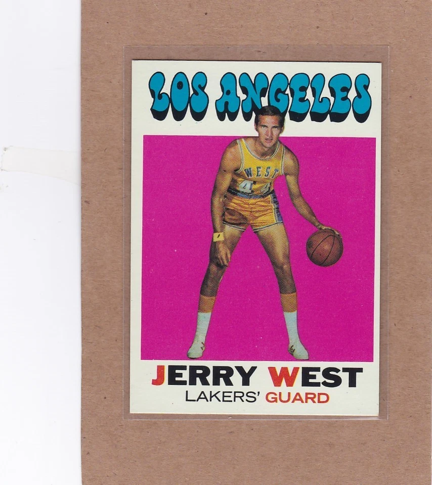 1971-72 Topps Baloncesto Jerry West #50 Lakers Excelente *A42439 Foto 1 de 1