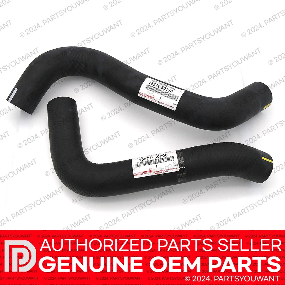 GENUINE Toyota 4Runner Lexus GX470 OEM Upper and Cooling Lower Radiator Hose SET - Изображение 1 из 4