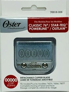 NUEVA hoja cortadora desmontable Oster 76918-00 #00000 para modelos Titan 76, 10, 1 - Imagen 1 de 2