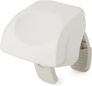 Cushioned Foam Headrest Pillow Hot Tub Spa Accessory, White 11 x 9 x 6.75 inches - Picture 1 of 3