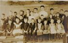 Postcard Real Photo Jonestown Pa Columbia County School Class Photo 1908
