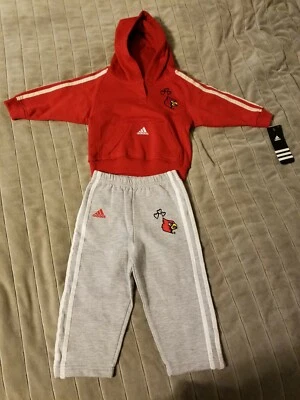 Combo de sudadera y pantalones Louisville Addidas de 2 piezas, talla infantil - 18 meses  Foto 1 de 4