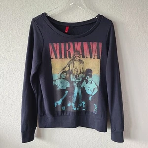 Nirvana 2011 Black Sweatshirt With Band Members - Imagen 1 de 10