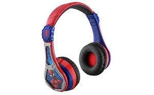 eKids Spiderman Bluetooth Headphones for Kids, Includes Aux Cord - Picture 1 of 4