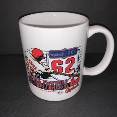 Mark Mcgwire 62 Homerun Coffee Mug 1998 - Изображение 1 из 4