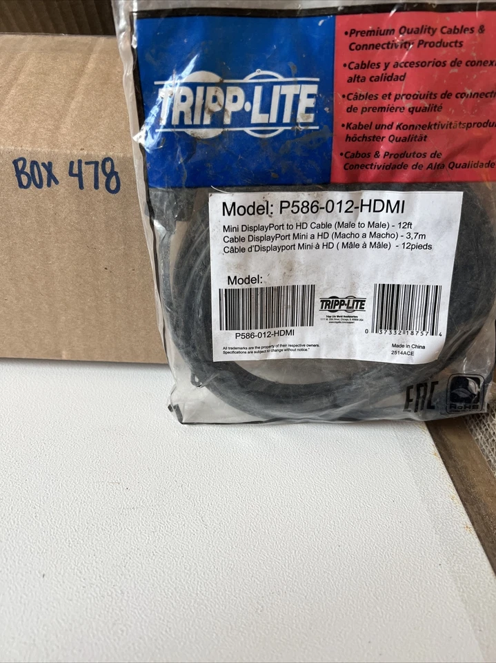 Tripp Lite P586-012-HDMI Mini Displayport to HDMI Cable Adapter, 12 ft. - Image 1 of 1