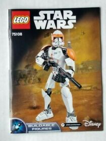 Lego Star Wars 75108 Storm Trooper Instruction Manual Only No Bricks