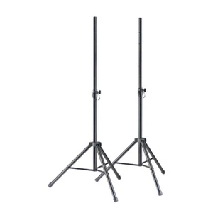 Stagg Q Series Steel Speaker Stand Pair w/Carry Bag - Picture 1 of 6