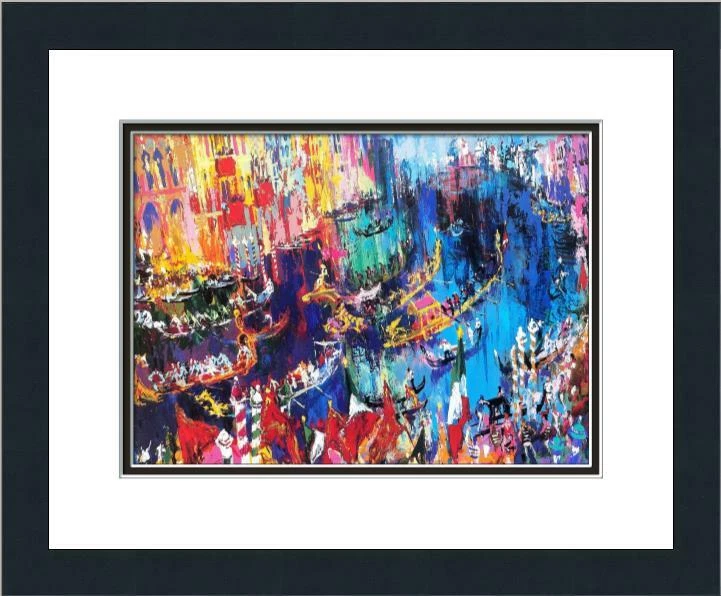 Mini Impresión Leroy Neiman - Regata de los Gondoleros Galería Personalizada Enmarcada  Foto 1 de 1