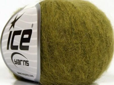 6-Skein Lot SuperKid Mohair Yarn superfine merino wool 6x25g/235m Green - Image 1 of 4